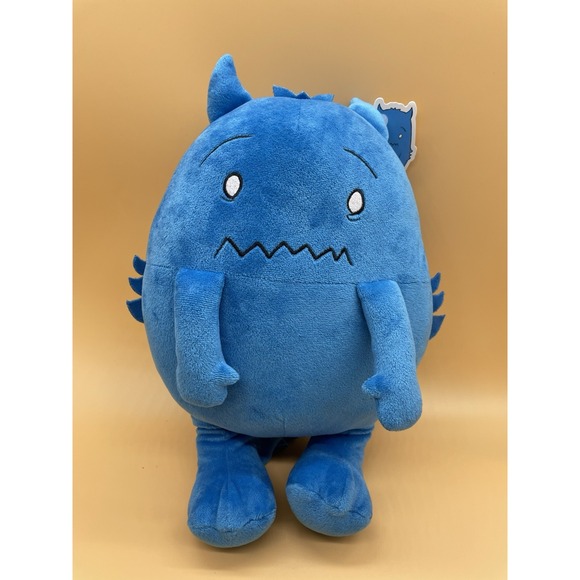 Golden‎ Bell Studios Lunarbaboon's Anxiety Troll Blue Plush 13" w/ Tag - Picture 1 of 5